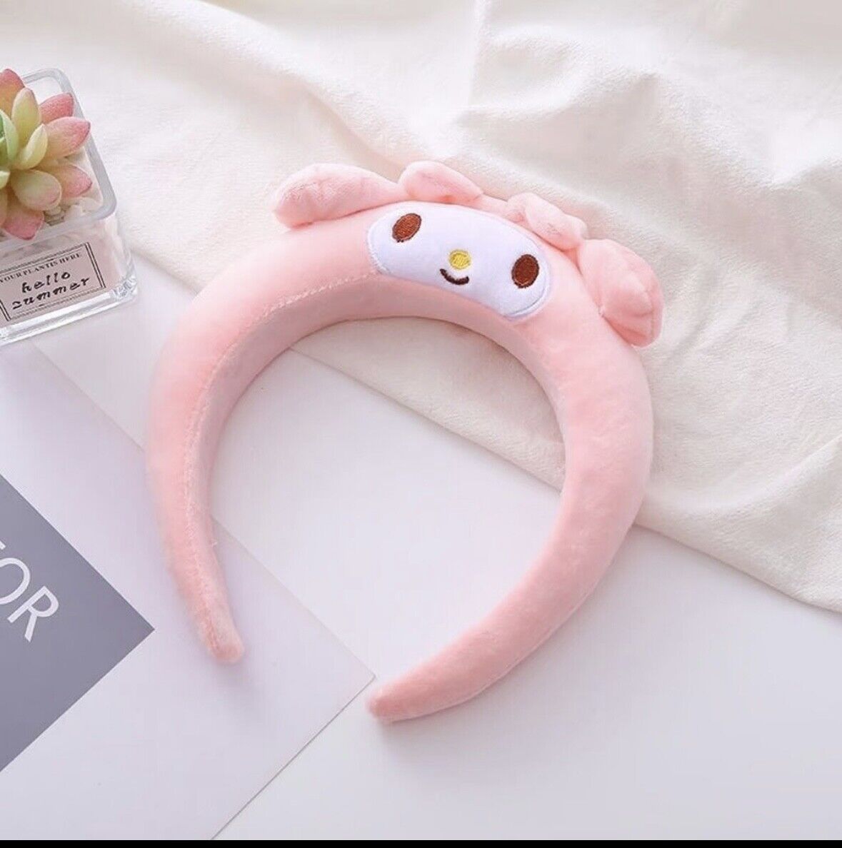 Sanrio Kuromi Cinnamoroll Pom Melody Headband Non Slip Thick Hair Accessories