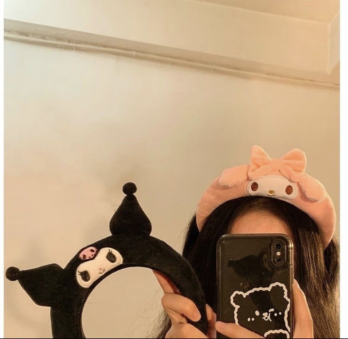 Sanrio Kuromi Cinnamoroll Pom Melody Headband Non Slip Thick Hair Accessories