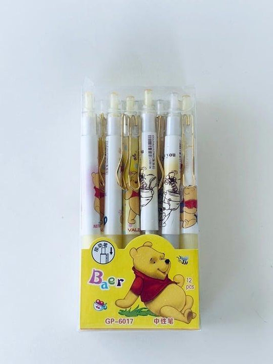 Pack of 12 Winnie the Pooh Ballpoints Pens