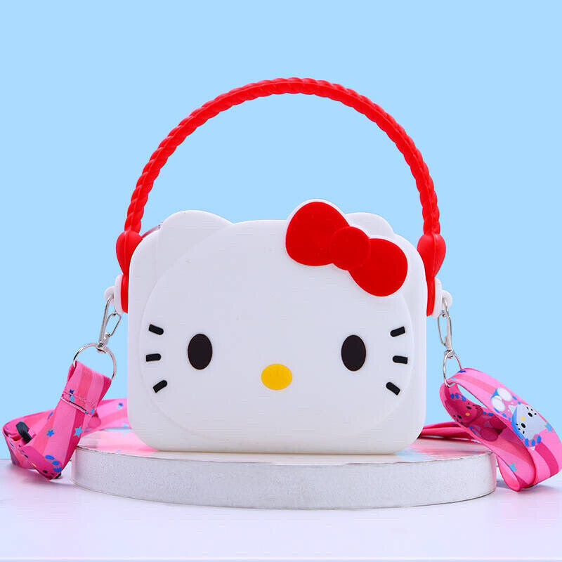 Back to school Sanrio HELLO KITTY CHARACTERS silicon crossbody BAG