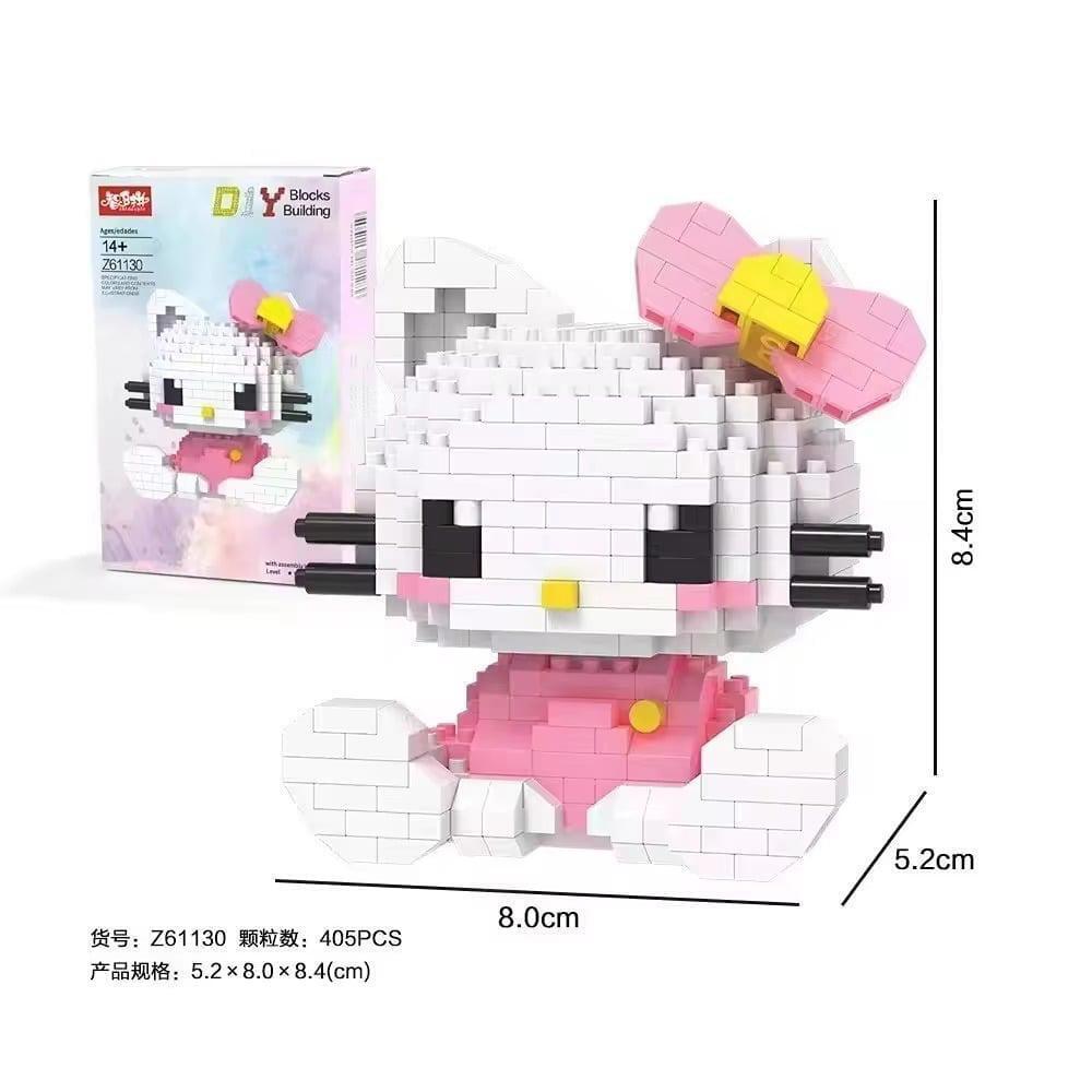 DIY Sanrio Hello Kitty Lego Model Building Block