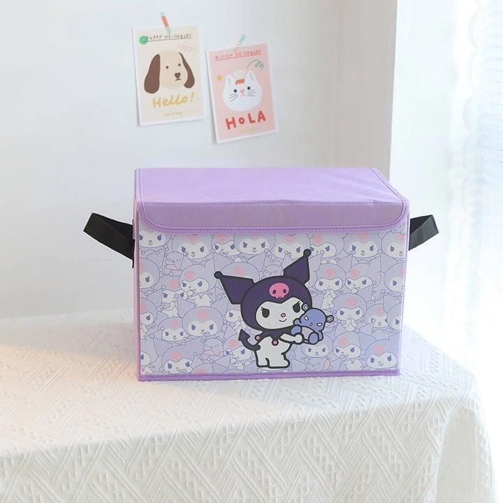 large size Kuromi Foldable Collapsible Storage Box