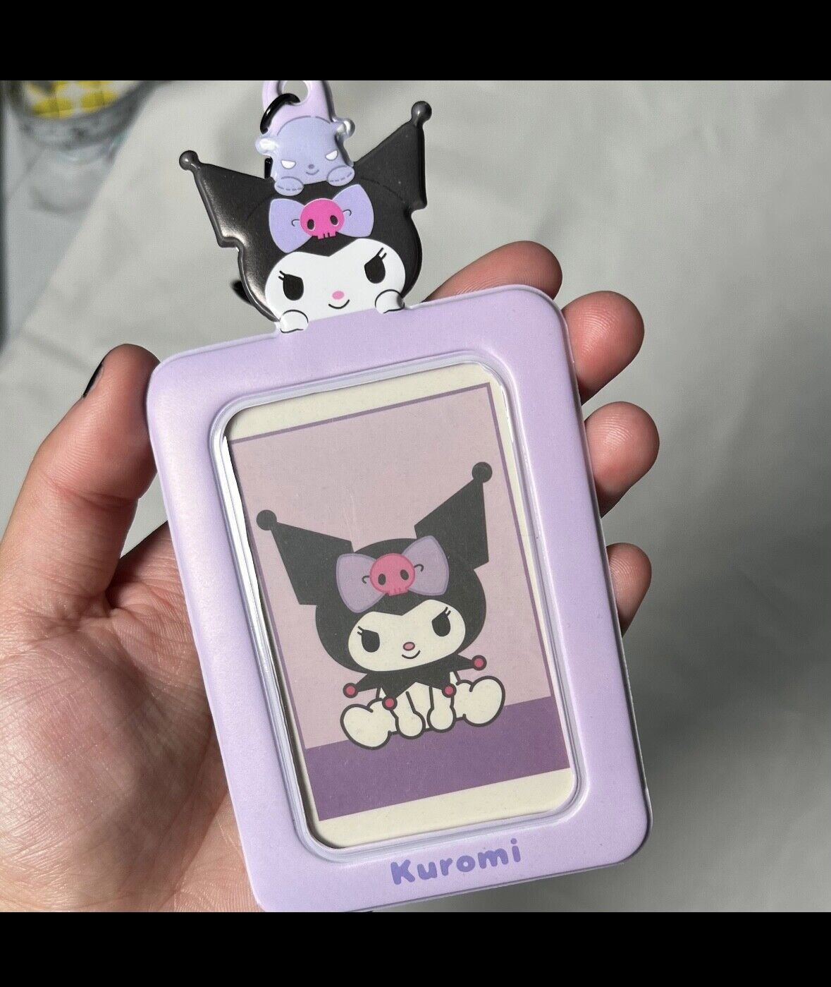 [US SELLER] Korean Ver Sanrio Japan Character KPop Photocard Holder Snap Hook