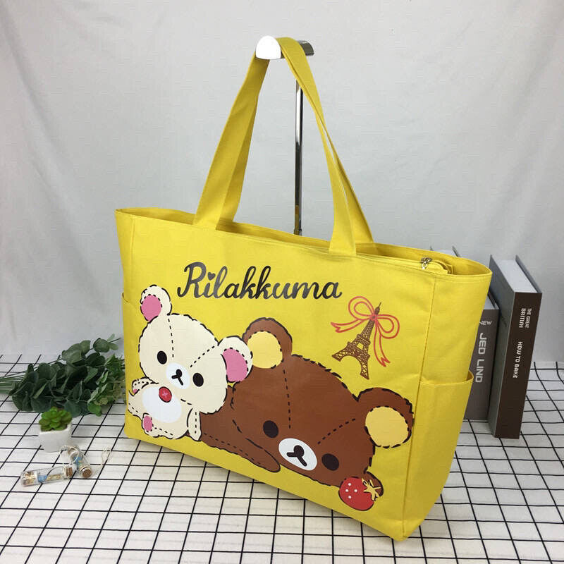 Sanrio HELLO KITTY  RILAKKUMA CHARACTERS Canvas Tote BAG/shoulder bag