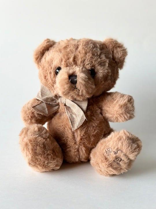 8" (20cm) Height Brown Plush Toy Teddy Bear cute gifts for friends kids gf