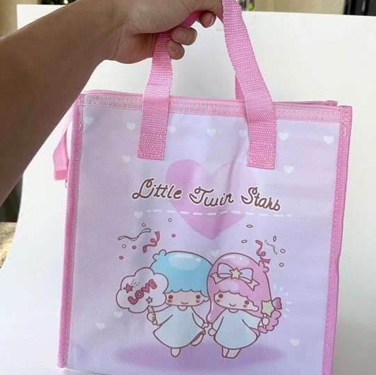 Twin Little Stars insulated & waterproof lunch bag