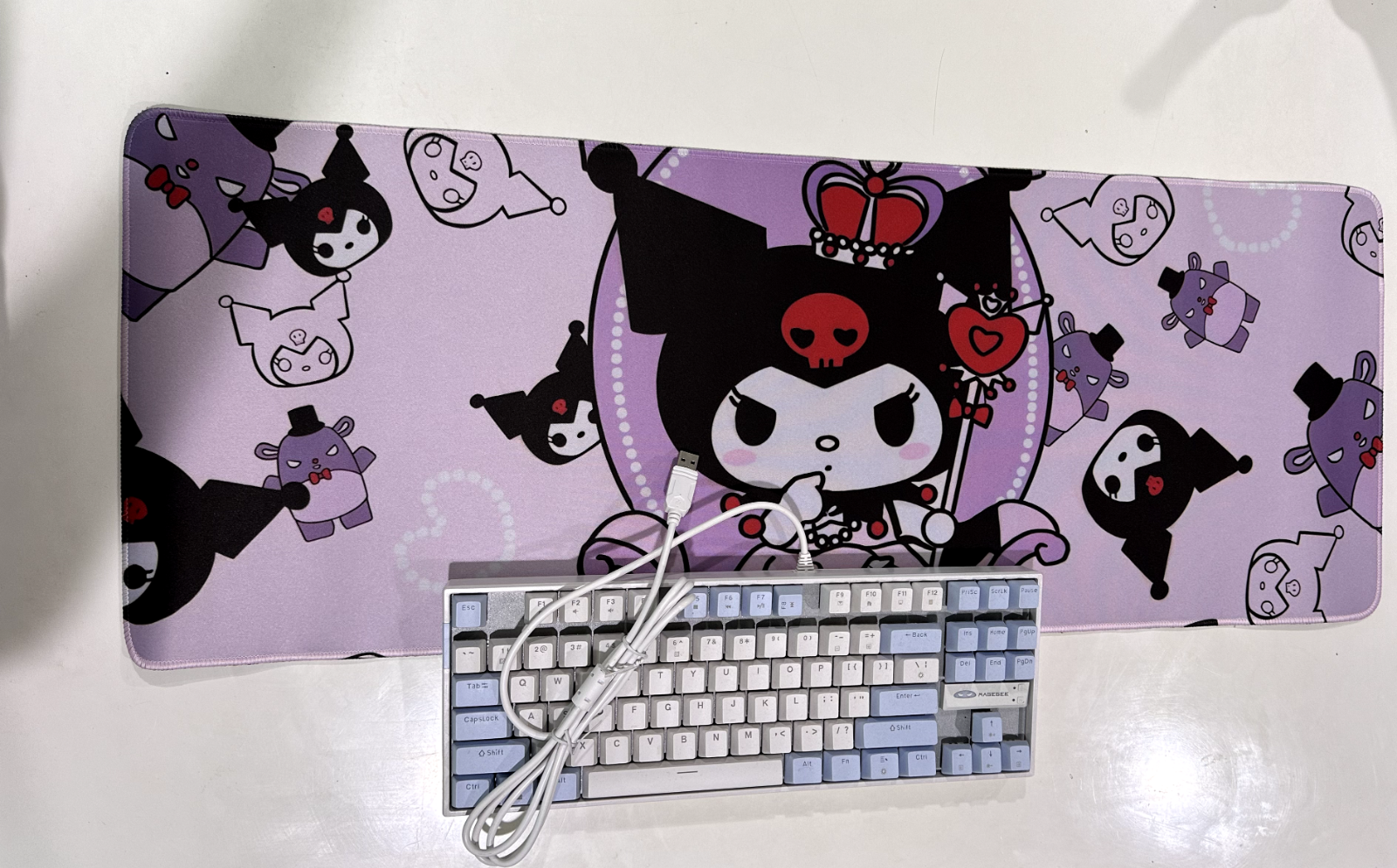 Kuromi non-slip office/home/school desk pad